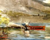 温斯洛荷默 - The Red Canoe